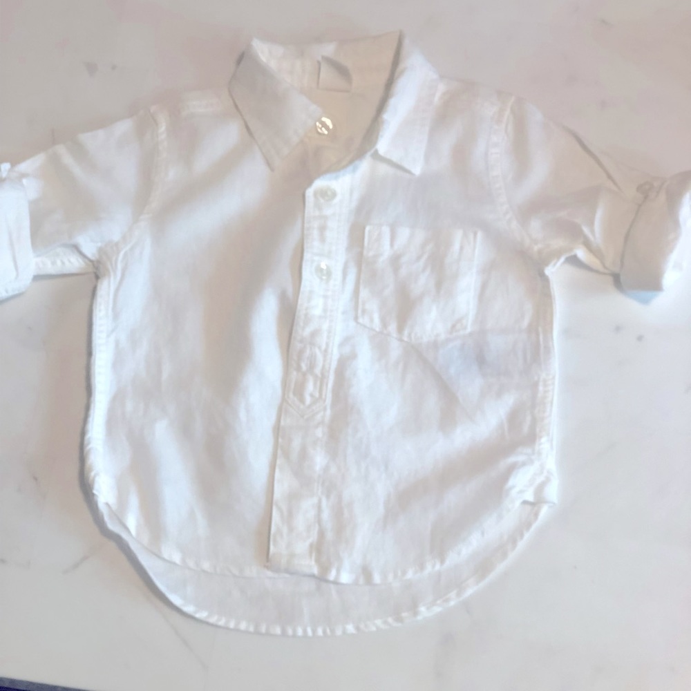 Linen shirt. Toddler boy